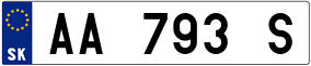 Truck License Plate